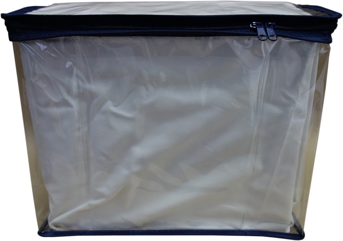 PVC床組袋-雙拉頭海軍藍拉鍊